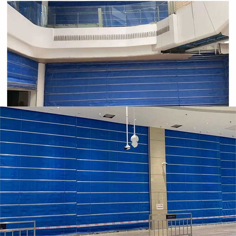 High-Performance Inorganic Fire Roller Shutter Automatic Opening Style Double Track